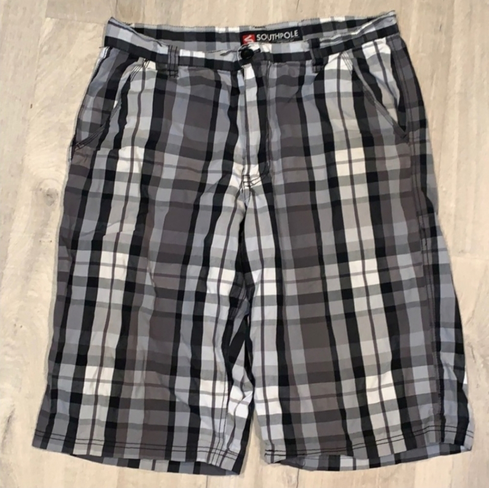 SouthPole Plaid Shorts [32]